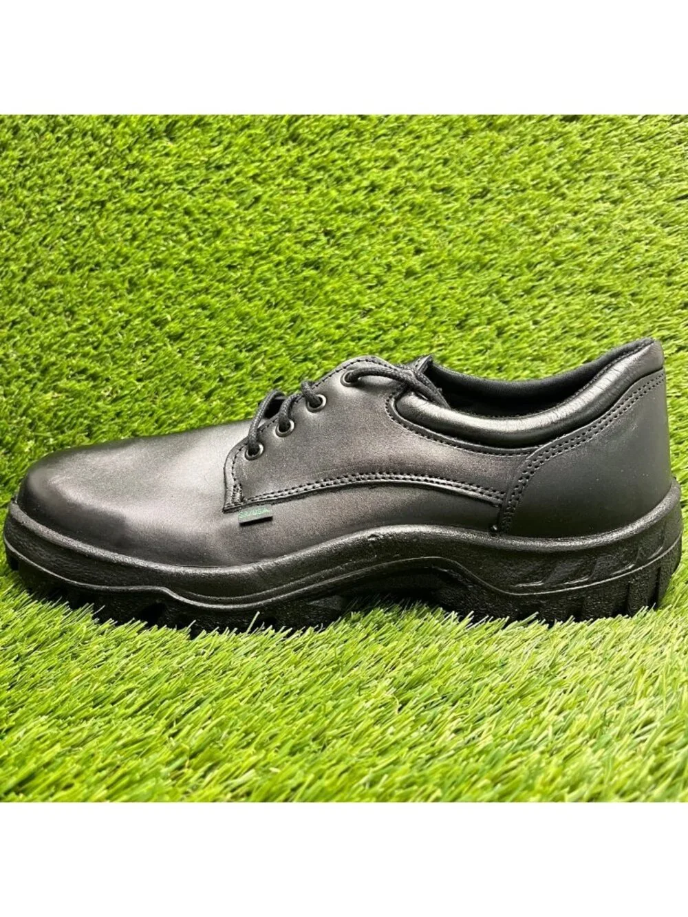 Rocky TMC 5000 Mens Size 13E Black Leather Slip-Resistant Oxford Work Shoes